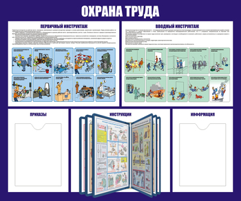 С95 Стенд охрана труда (с перекидной системой) (1200х1000 мм, пластик ПВХ 3 мм, алюминиевый багет серебряного цвета) - Стенды - Стенды по охране труда - Магазин охраны труда Протекторшоп